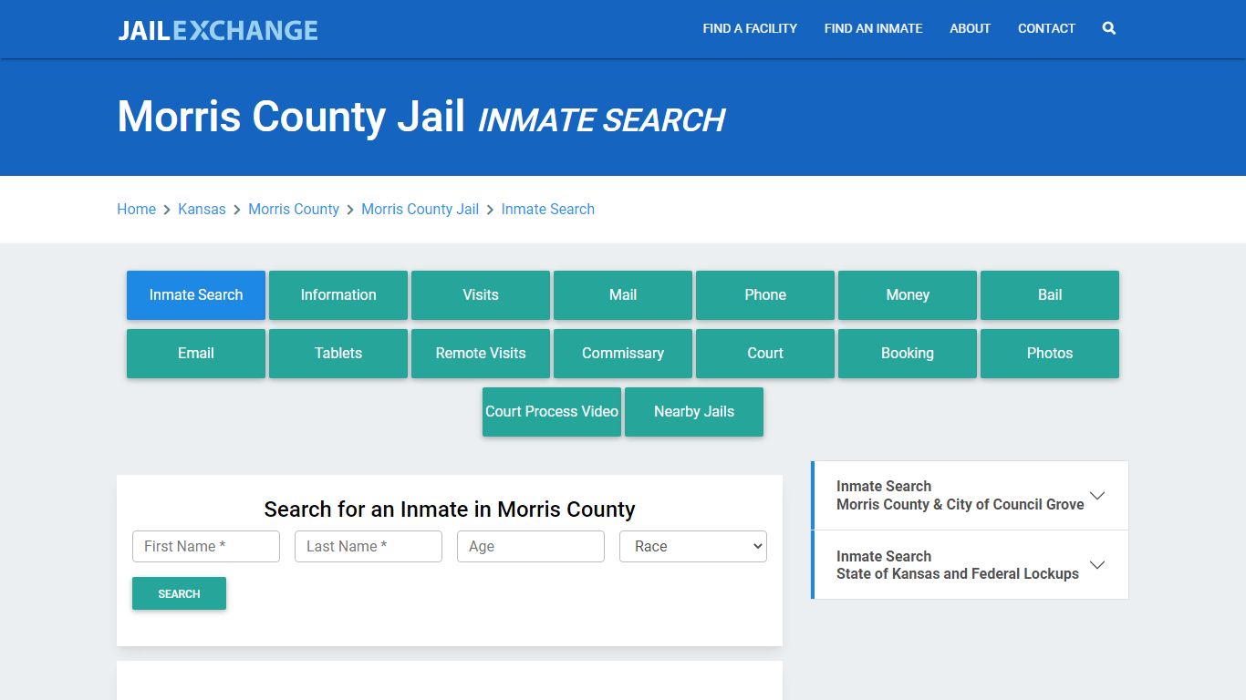 Morris County Jail, KS Inmate Search: Roster & Mugshots